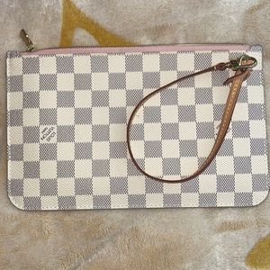 LOUIS VUITTON
Damier Azur Braided Neverfull MM GM Pochette